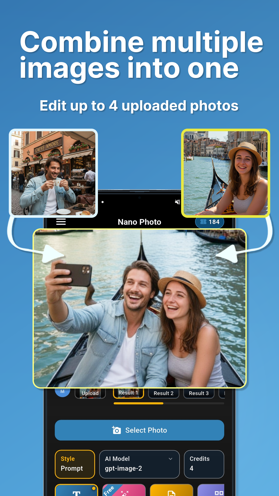 Prompt AI photo editing